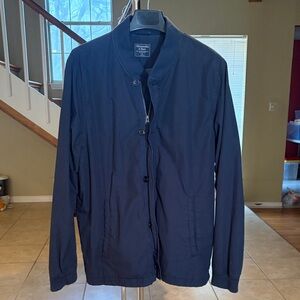 Abercrombie & Fitch Dark Blue Zip-Up Jacket